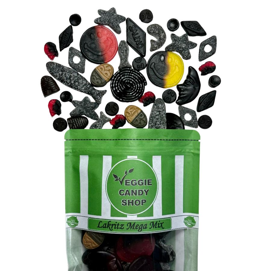 Lakritz Mega Mix Vegan-Vegetarisch